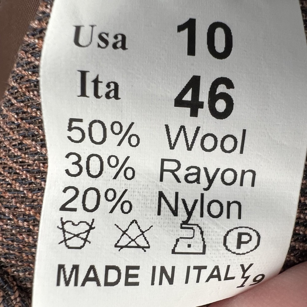 MINO LOMBARDI Women's 10 NWT Travis Ayers Wool-Blend Tweed Blazer/Pants Suit Set - Picture 9 of 16
